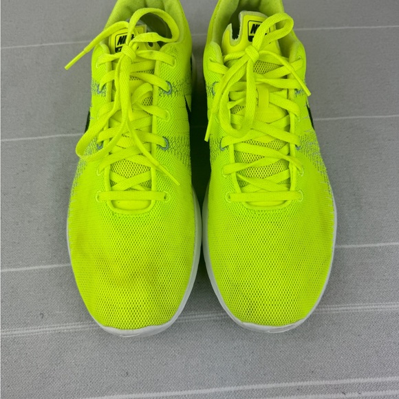 Size 10 - Nike  Flex Fury  Tennis Ball Yellow 705288-700 - Picture 3 of 8